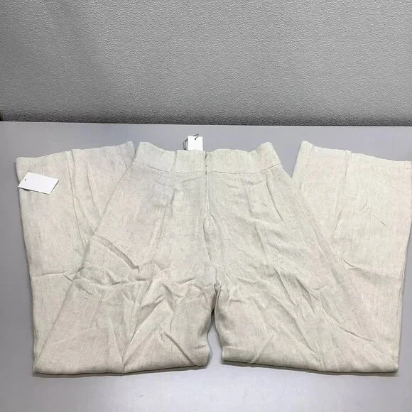 NEW JLUXLABEL Women's Pants Explorer Linen Bottoms Size L Natural - Picture 7 of 7